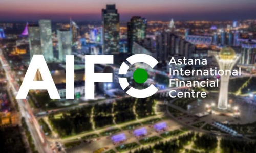 AIFC-Vorsitzender Kairat Kelimbetov in Wien 